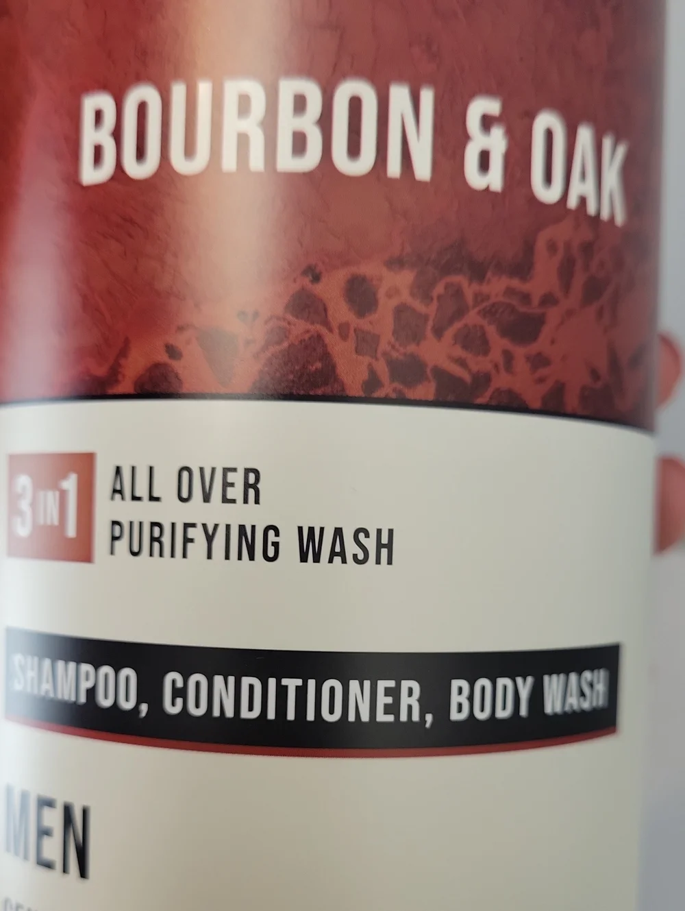 REALTREE Bourbon & Oak 3 in 1 All over purifying wash Shampoo Conditioner Wash